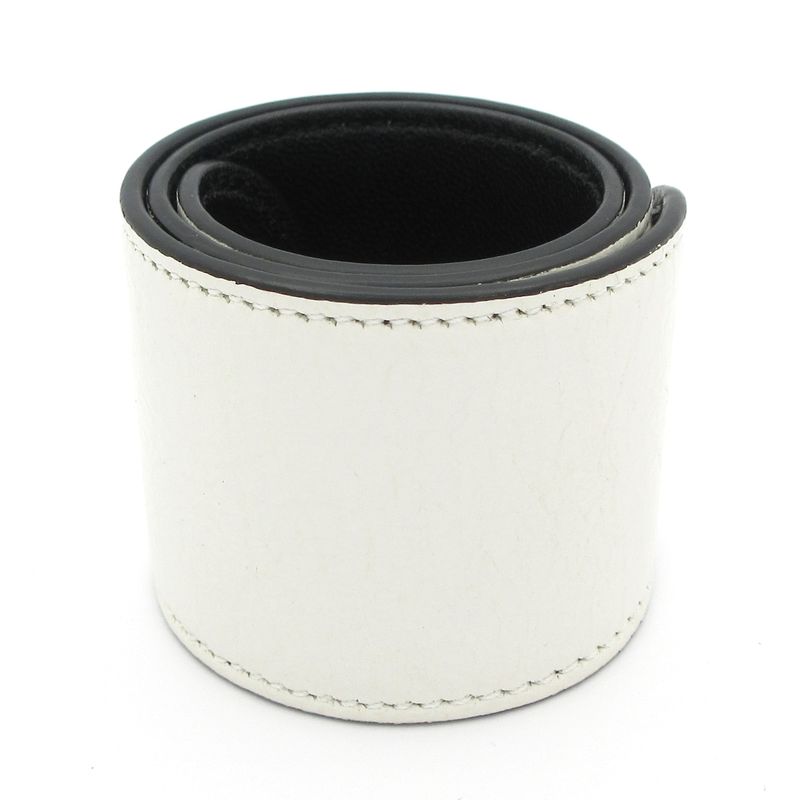 Balenciaga Bracelet Cycle Bracelet 483272 Leather White