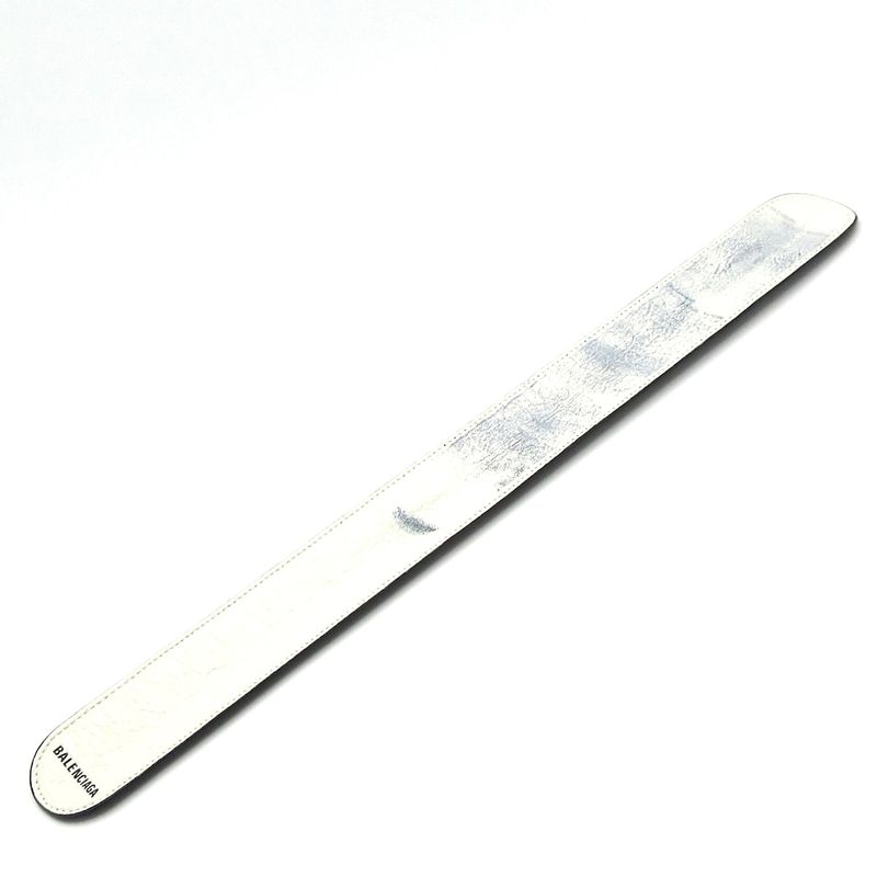 Balenciaga Bracelet Cycle Bracelet 483272 Leather White