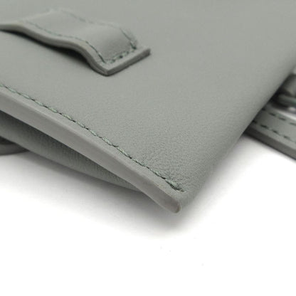 Dior Christian Dior Coin Case Saddle Gray Leather