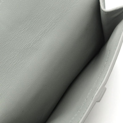 Dior Christian Dior Coin Case Saddle Gray Leather