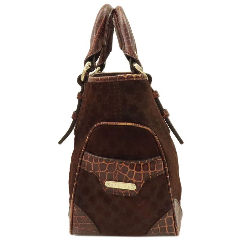 Celine Boogie Bag Handbag Suede Women