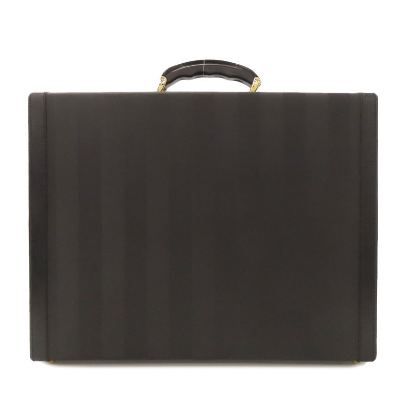 Fendi Trunk Pecan Business Bag PVC Leather Women