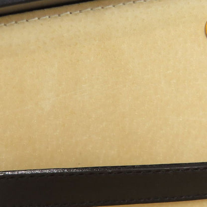 Fendi Trunk Pecan Business Bag PVC Leather Women