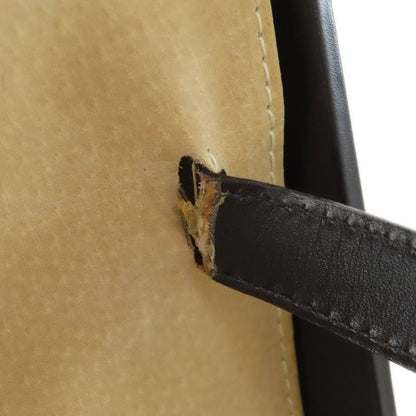 Fendi Trunk Pecan Business Bag PVC Leather Women