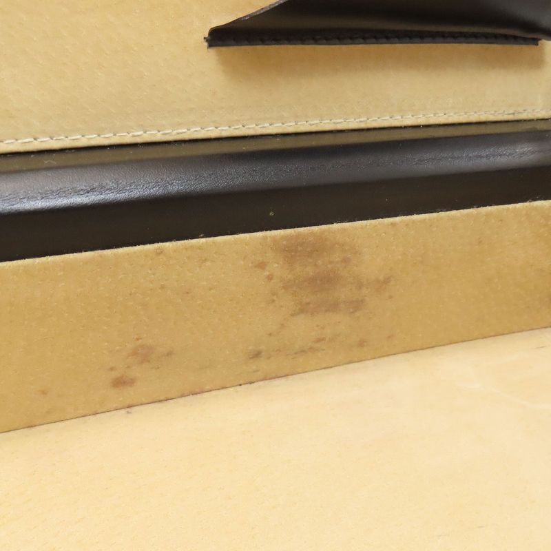 Fendi Trunk Pecan Business Bag PVC Leather Women