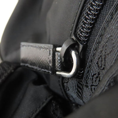 Prada V166 Messenger Bag Logo Hardware Shoulder Bag Nylon Women