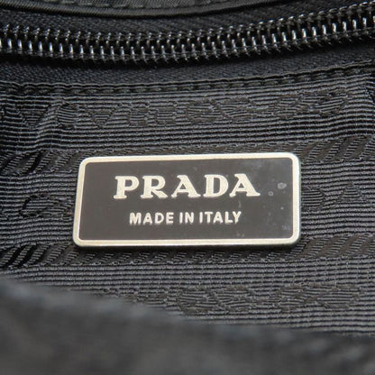 Prada V166 Messenger Bag Logo Hardware Shoulder Bag Nylon Women