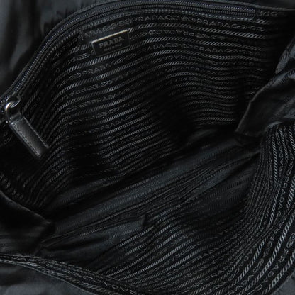 Prada V158 Messenger Bag Logo Hardware Shoulder Bag Nylon Women