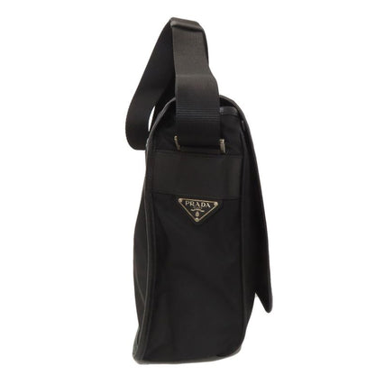 Prada V158 Messenger Bag Logo Hardware Shoulder Bag Nylon Women