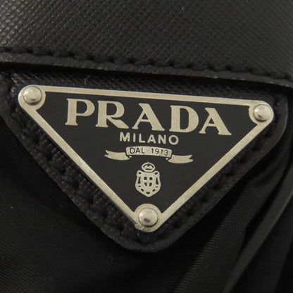 Prada Messenger Bag Logo Hardware Shoulder Bag Nylon Women