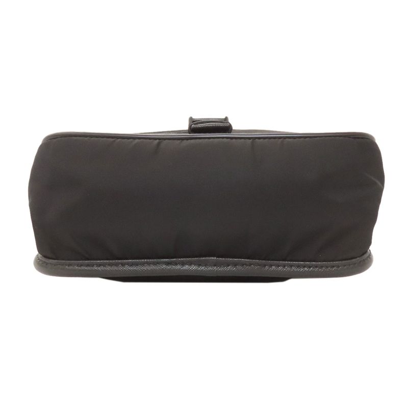 Prada Messenger Bag Logo Hardware Shoulder Bag Nylon Women