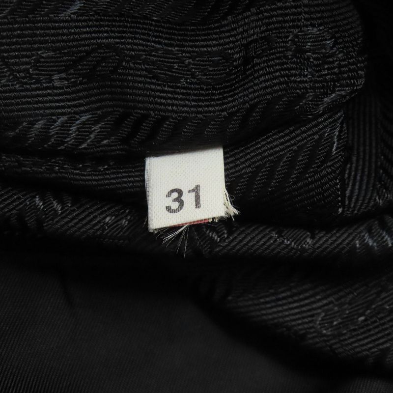 Prada Messenger Bag Logo Hardware Shoulder Bag Nylon Women