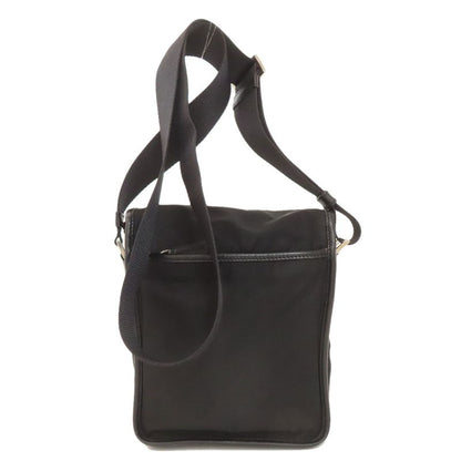 Prada Messenger Bag Logo Hardware Shoulder Bag Nylon Women
