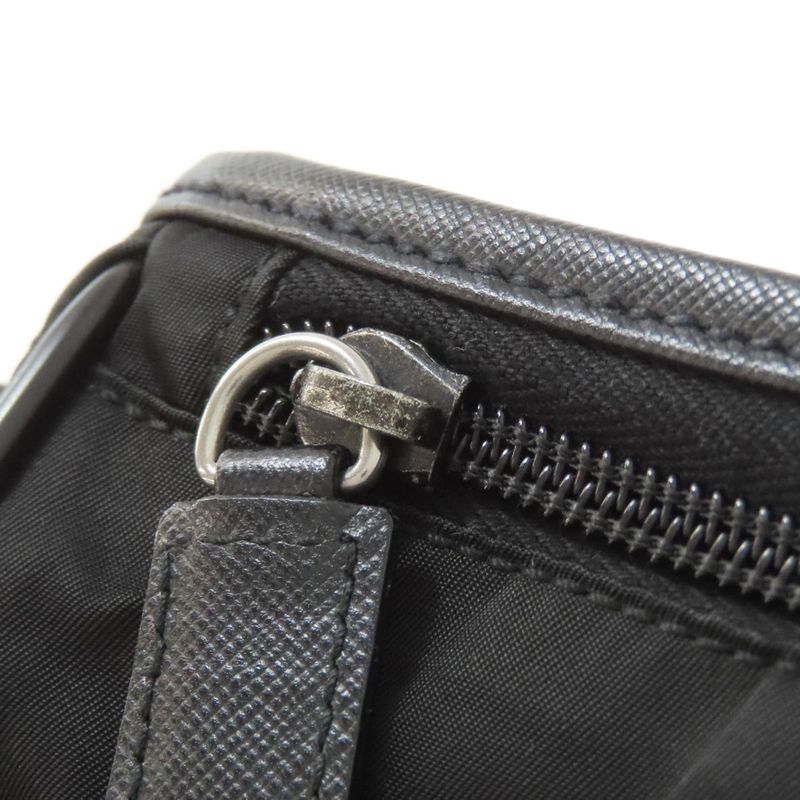 Prada Messenger Bag Logo Hardware Shoulder Bag Nylon Women