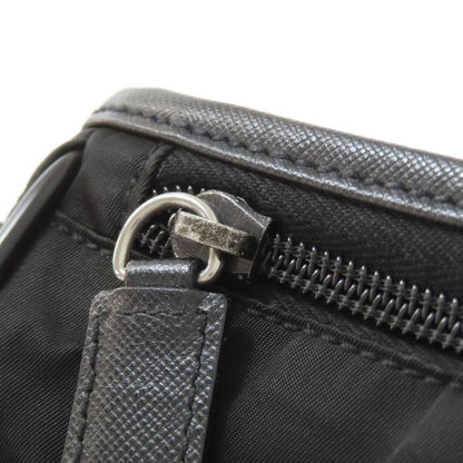 Prada Messenger Bag Logo Hardware Shoulder Bag Nylon Women