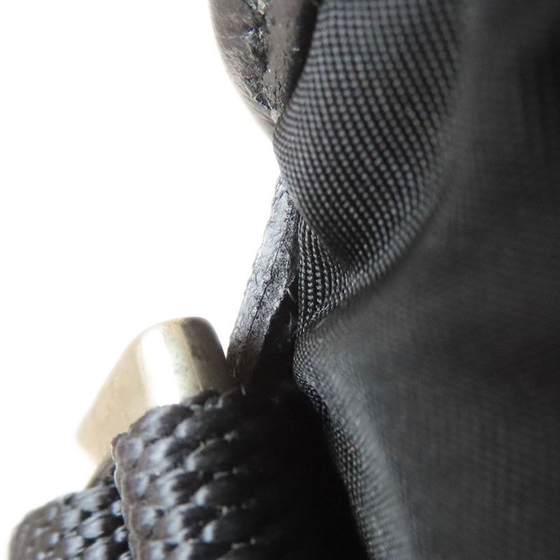 Prada Messenger Bag Logo Hardware Shoulder Bag Nylon Women