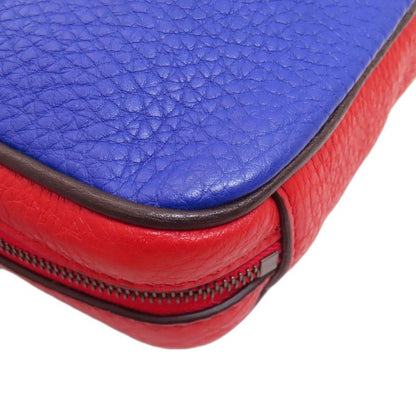 Fendi Logo Shoulder Bag Leather Women