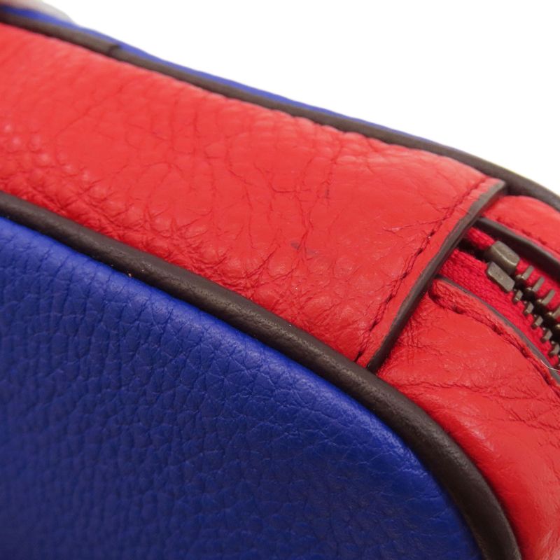 Fendi Logo Shoulder Bag Leather Women