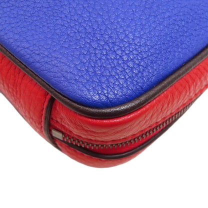 Fendi Logo Shoulder Bag Leather Women