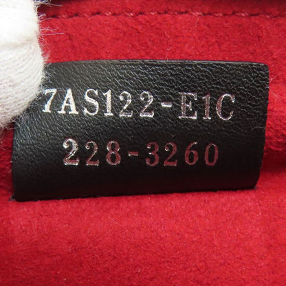 Fendi Logo Shoulder Bag Leather Women