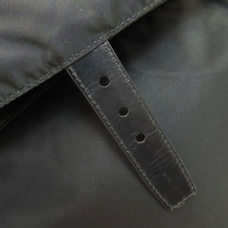 Prada Logo Hardware Shoulder Bag Nylon Women