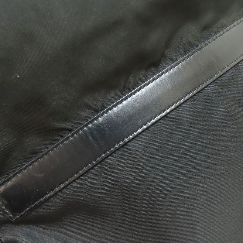 Prada Logo Hardware Shoulder Bag Nylon Women