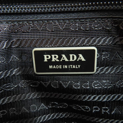 Prada Logo Hardware Shoulder Bag Nylon Women