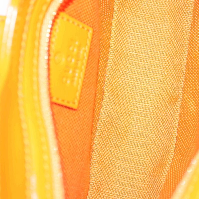 Gucci GG Canvas Moonside Mini Shoulder Bag Orange Canvas and Leather 786035