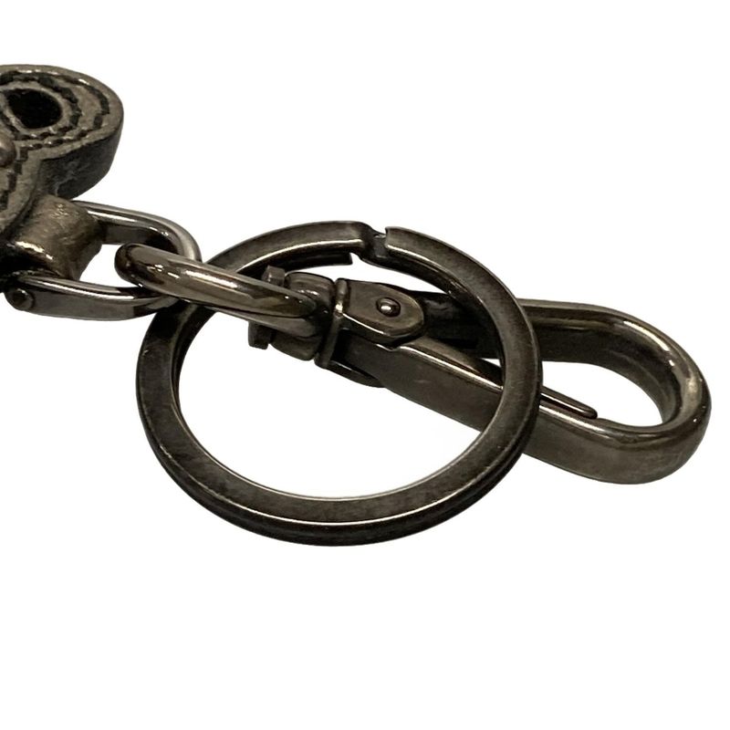 Prada Key Holder (charm ) 1ar245 Silver Bear Leather