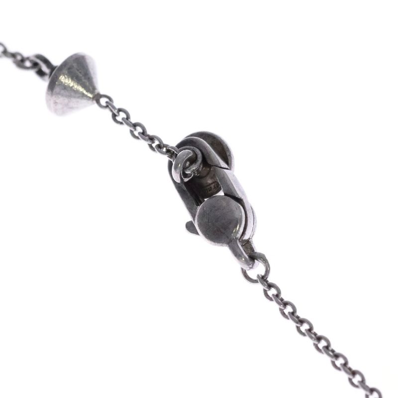 Gucci Heart Tag Stone Bracelet Silver Chain Sv925