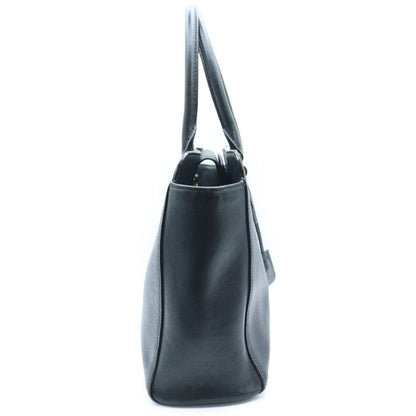 Prada 2way Handbag Shoulder Bag Leather Black 1ba113