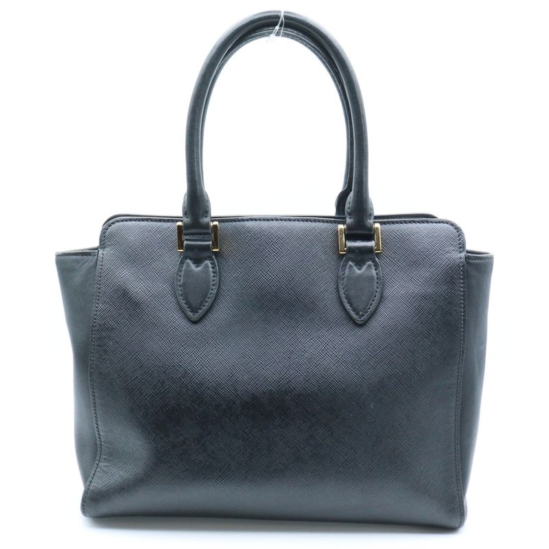 Prada 2way Handbag Shoulder Bag Leather Black 1ba113