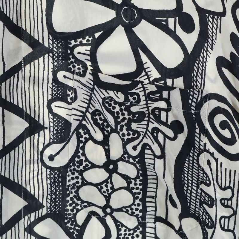 Dior Homme 20aw×shaw N Stuss Y Shaw N Stuss Y Collaboration Floral Logo Print Silk