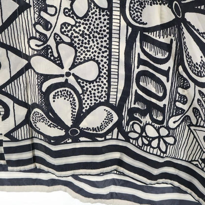 Dior Homme 20aw×shaw N Stuss Y Shaw N Stuss Y Collaboration Floral Logo Print Silk