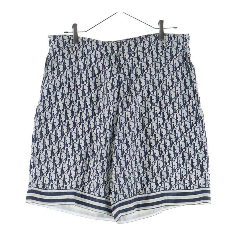 Dior Homme 20ss Oblique Bermuda Shorts Oblique Allover Silk Bermuda Shorts