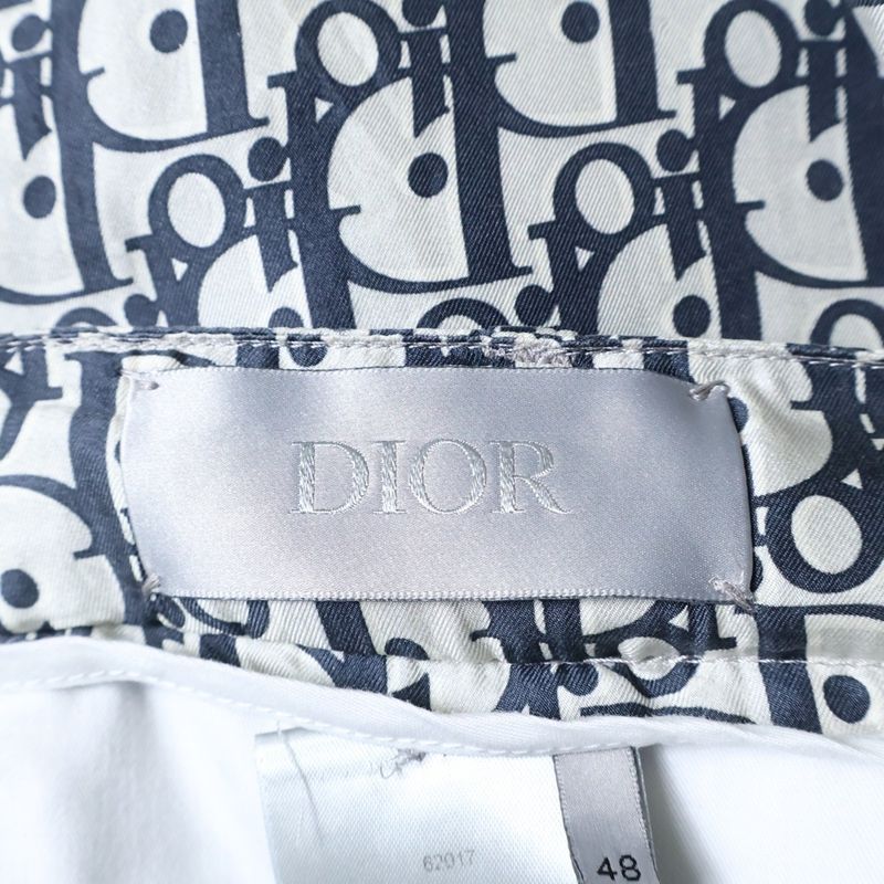 Dior Homme 20ss Oblique Bermuda Shorts Oblique Allover Silk Bermuda Shorts