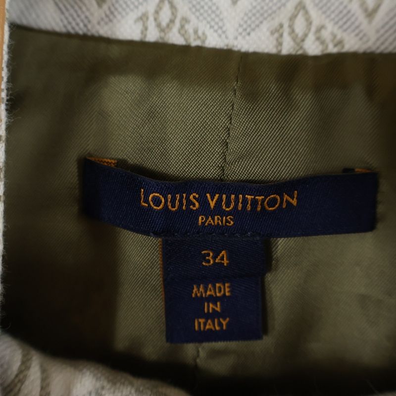 Louis Vuitton 22ss Since 1854 Monogram Zip-Up Dress Multi Women Rw221a J77