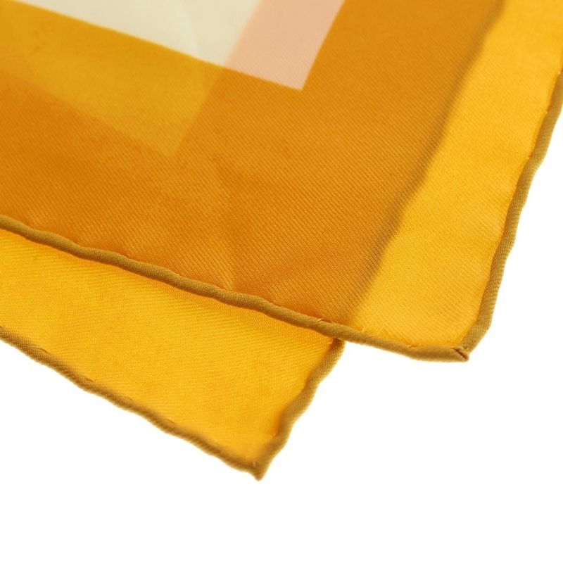 Hermes Carré 40 Brides de Gala Silk Scarf Yellow