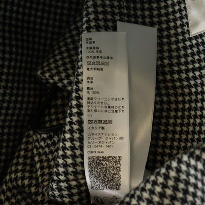 Celine Claudine Collar Triomphe Button Soft Lambskin Leather Snap Button Jacket