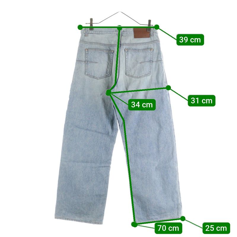 Christian Dior 25ss Button Fly Heritage Denim Pants 513d029a3002 Indigo