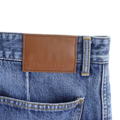 Christian Dior Handwritten Button Fly Carpenter Denim Pants 493d183ay552 Indigo
