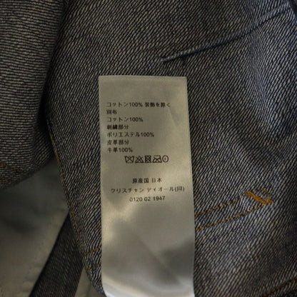 Christian Dior Handwritten Button Fly Carpenter Denim Pants 493d183ay552 Indigo