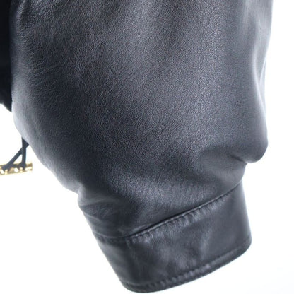 Celine 21aw Puffer Jacket Lambskin Cropped Quilted Puffer Jacket Hoodie Black