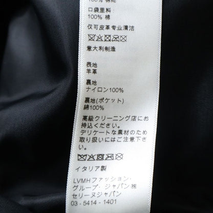 Celine 21aw Puffer Jacket Lambskin Cropped Quilted Puffer Jacket Hoodie Black