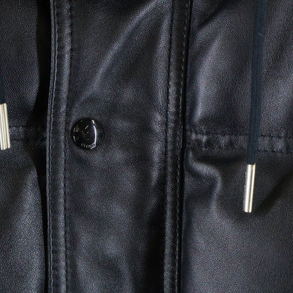 Celine 21aw Puffer Jacket Lambskin Cropped Quilted Puffer Jacket Hoodie Black