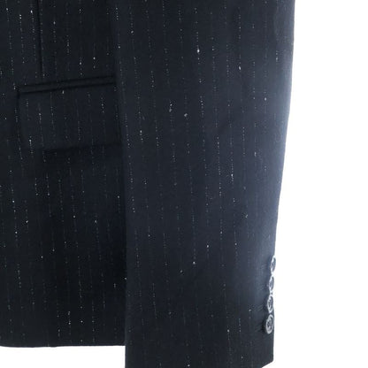 Saint Laurent Paris Lame Stripe 1b Tailored Jacket Black 577745 Y030v