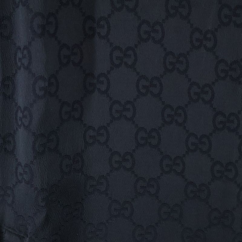 Gucci 25ss GG Satin All-Pattern Jacquard Rayon Set-Up Zip-Up Track Jacket