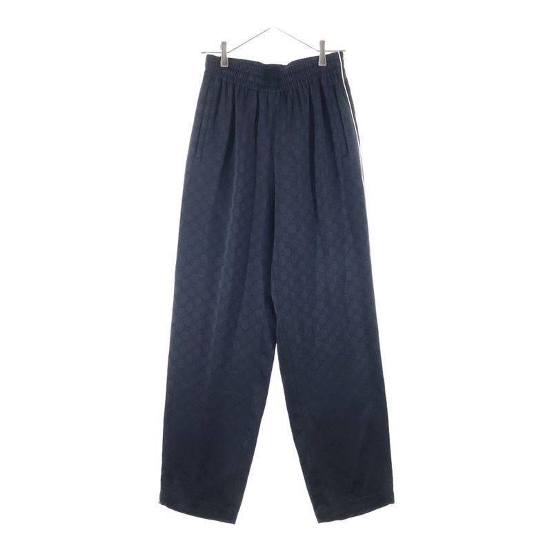 Gucci 25ss GG Satin All-Pattern Jacquard Rayon Set-Up Zip-Up Track Jacket