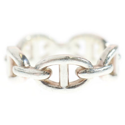 Hermes Chaine D'ancre Anchene Ring Ag925 Sv Silver Ring