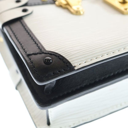 Louis Vuitton Epi Trunk Clutch White and Black Shoulder Bag M52151 Ic Type